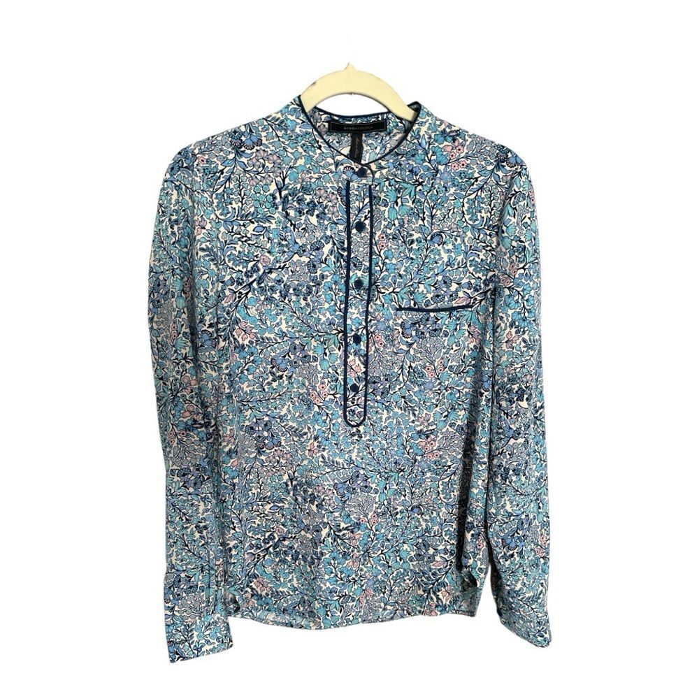 BCBMAXAZRIA Elli Floral Print Top Size S